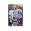 Toilet Reader Dog Funny Diamond Painting Kit by Nordik Atelier