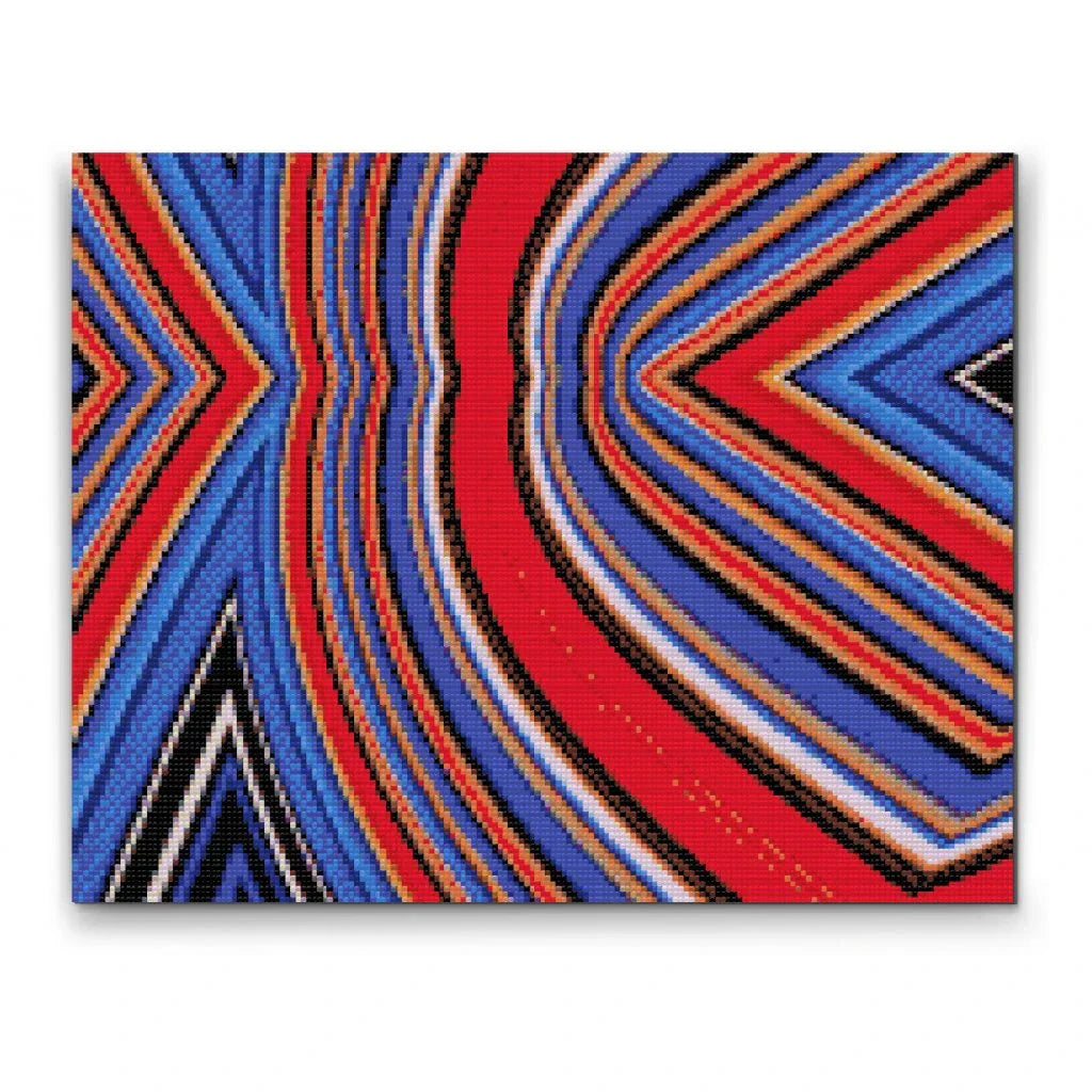 Abstract Colour Study Diamond Painting Kit by Nordik Atelier