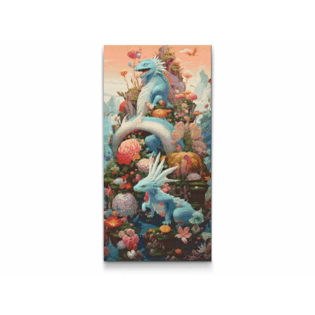 Dragon Cave Fantasy Diamond Painting Kit by Nordik Atelier