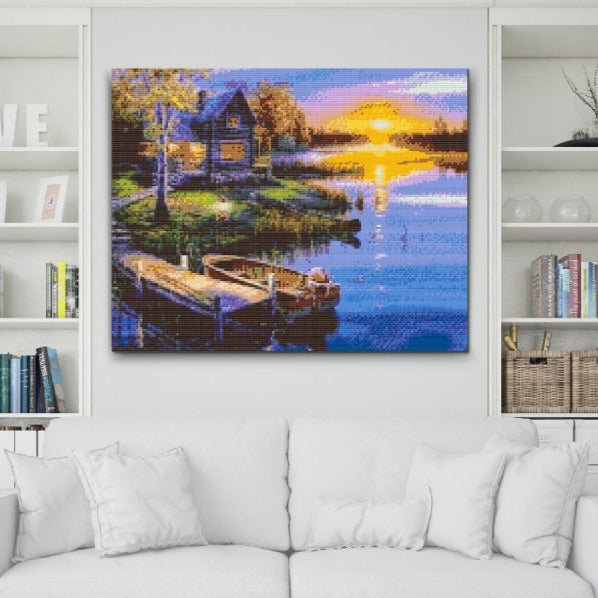 Fishing Trip Diamond Painting Kit by Nordik Atelier