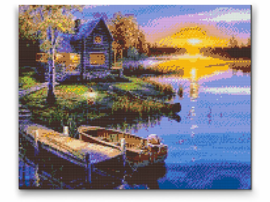 Fishing Trip Diamond Painting Kit by Nordik Atelier