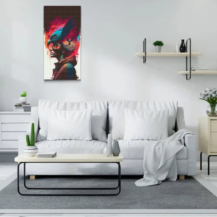 Flying Thoughts Surreal Art Diamond Painting Kit by Nordik Atelier