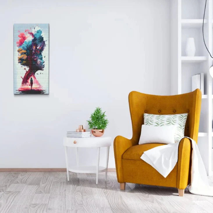 Creative Mind Abstract Diamond Painting Kit by Nordik Atelier