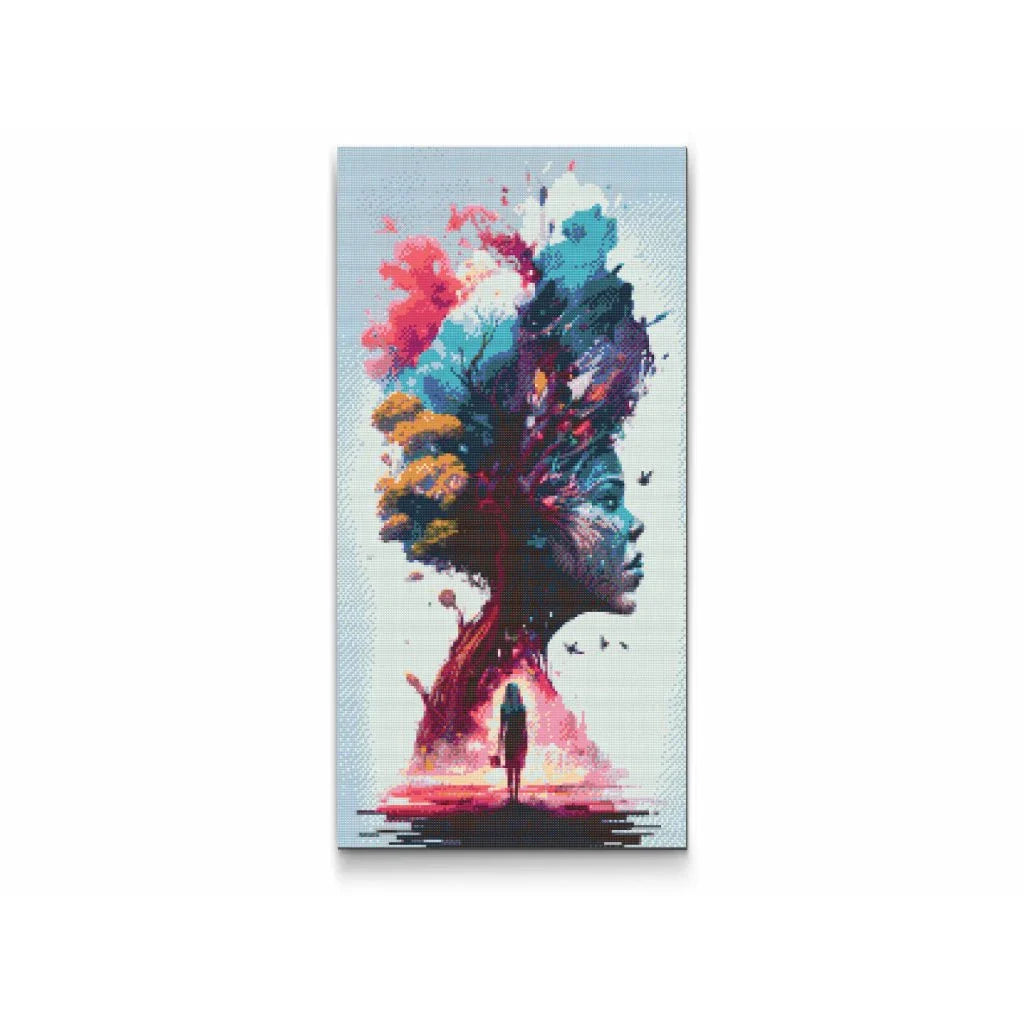 Creative Mind Abstract Diamond Painting Kit by Nordik Atelier