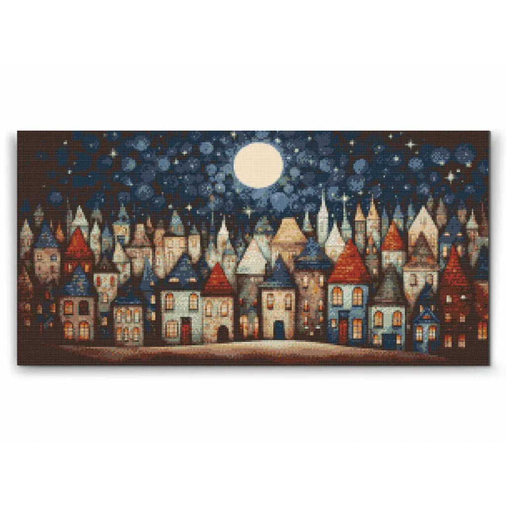 Little Village Diamond Painting Kit by Nordik Atelier
