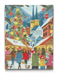 Christmas Market in Mountain Village Diamond Painting Kit by Nordik Atelier