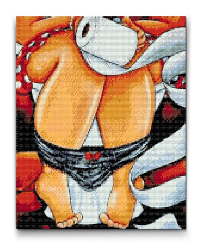 Bathroom Humour Toilet Art Funny Diamond Painting Kit by Nordik Atelier