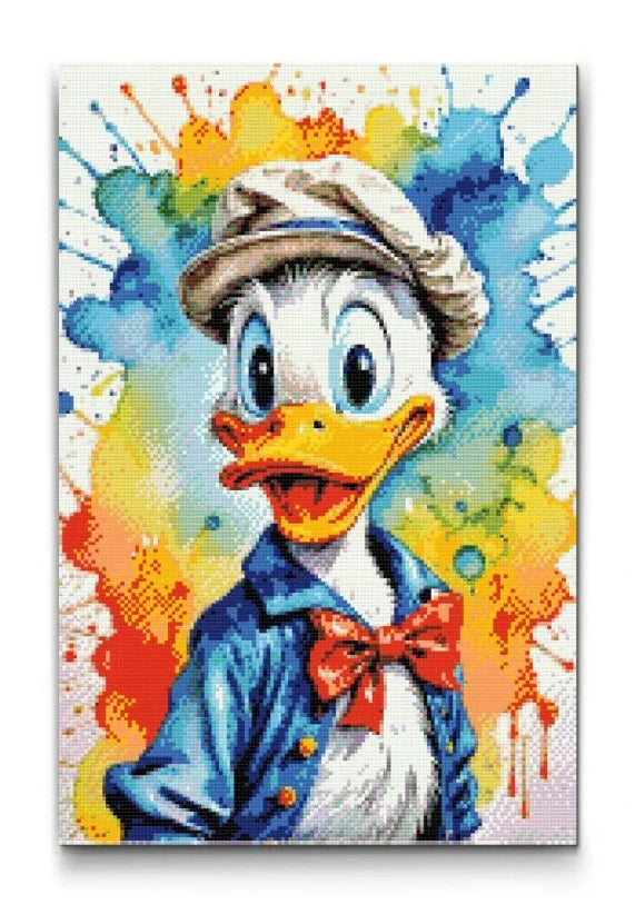 Donald Duck Colour Explosion Diamond Painting Kit by Nordik Atelier