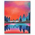 Beautiful Winter Landscape Diamond Painting Kit by Nordik Atelier