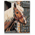 Brown Horse Diamond Painting Kit by Nordik Atelier
