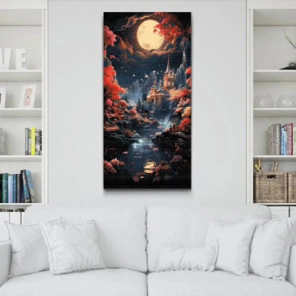Moonlit Fairy Forest Diamond Painting Kit by Nordik Atelier