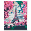 Pink Eiffel Tower Diamond Painting Kit by Nordik Atelier