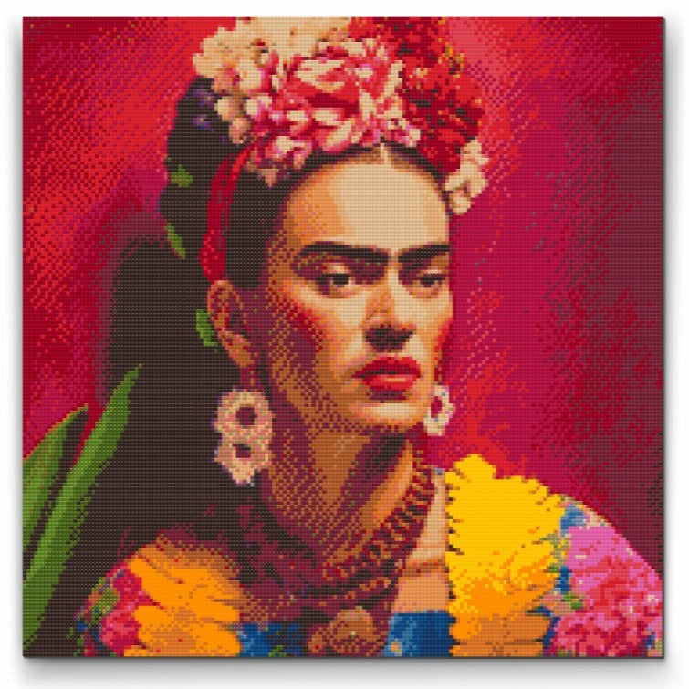 Frida Kahlo Portrait Diamond Painting Kit by Nordik Atelier