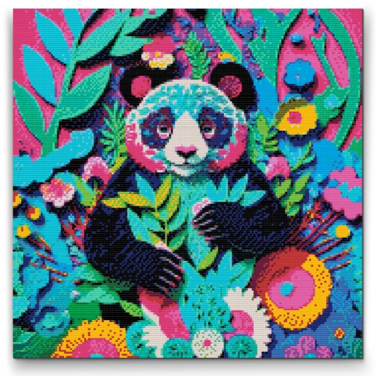 Happy Panda Diamond Painting Kit by Nordik Atelier