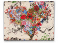 Heart with Flowers Diamond Painting Kit by Nordik Atelier