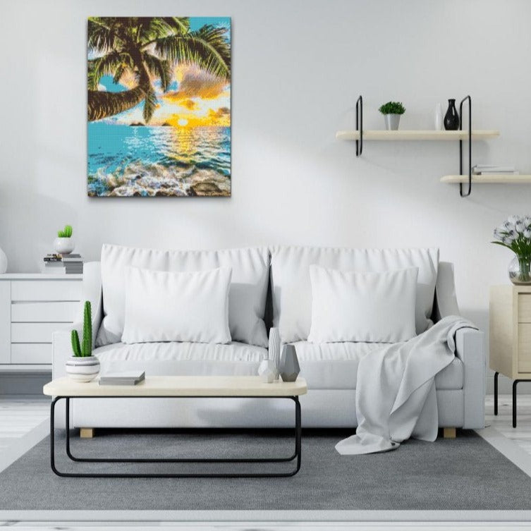 Island Sunset Diamond Painting Kit by Nordik Atelier