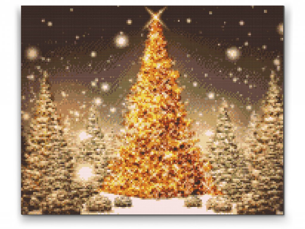 Christmas Tree Diamond Painting Kit by Nordik Atelier