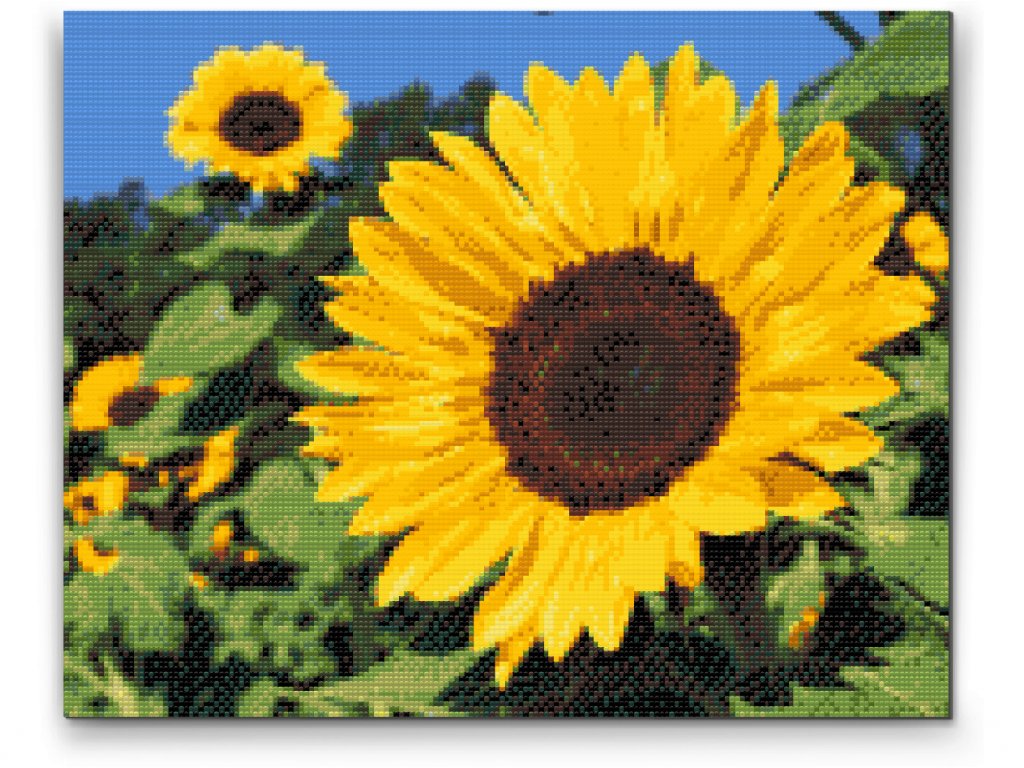 Sunflower Bloom Diamond Painting Kit by Nordik Atelier