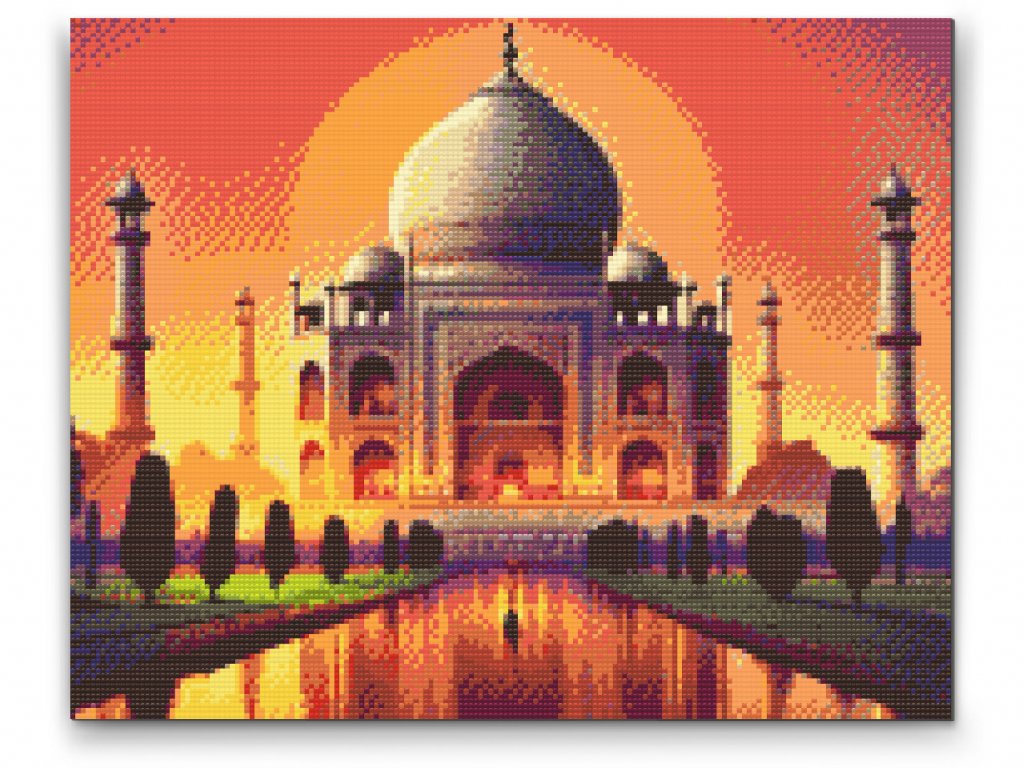 Taj Mahal Diamond Painting Kit by Nordik Atelier