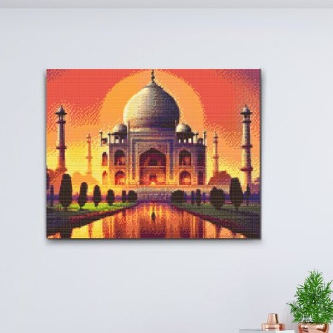 Taj Mahal Diamond Painting Kit by Nordik Atelier